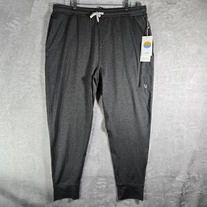 Vuori Sunday Performance Jogger Pants Mens Size 2XL XXL Charcoal Gray 28” NWT